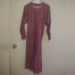 Long patterned dress